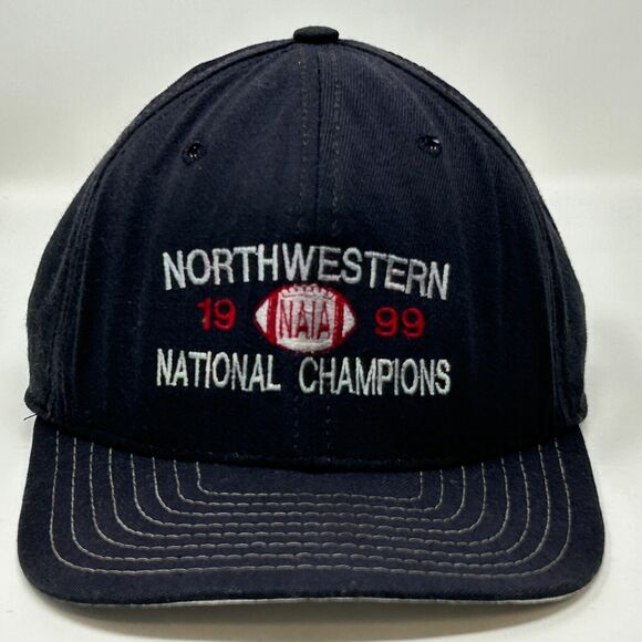 Vintage NWOSU Rangers Hat Baseball Cap Northwestern Oklahoma State Fitted 7 3/8 - Picture 1 of 12